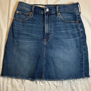 GAP Womens Distressed High Waisted Denim Mini Skirt Size 4/27
